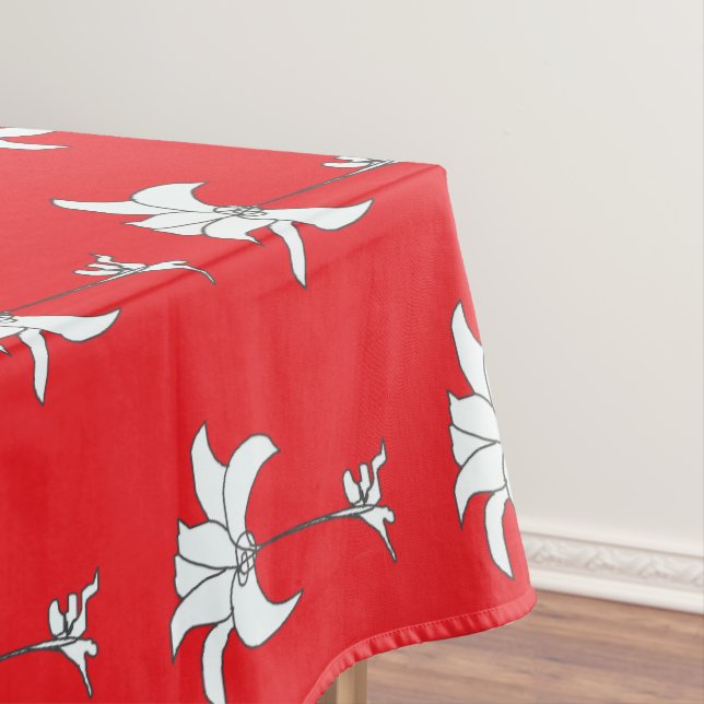 Nappe Fleur Rouge (In Situ)