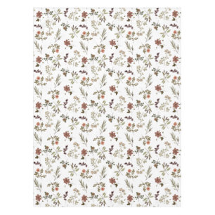 Nappe Fleur sauvage de Bourgogne verte