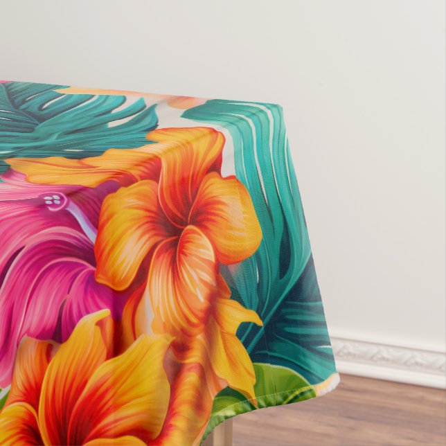 Nappe Fleur tropicale Hibiscus  (In Situ)