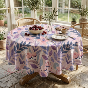 Nappe Fleurie Conçue par l'IA – Élégante & Unique