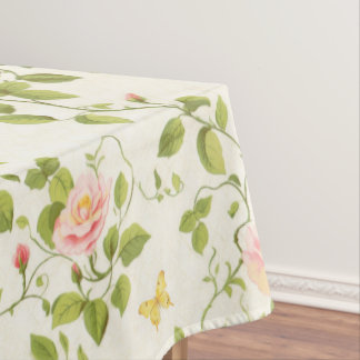 Nappe Fleurissement élégant de la vigne rose