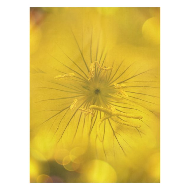 Nappe Fleuron jaune Bokeh (Devant)