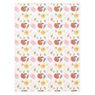 Nappe Fleurs à l'aquarelle