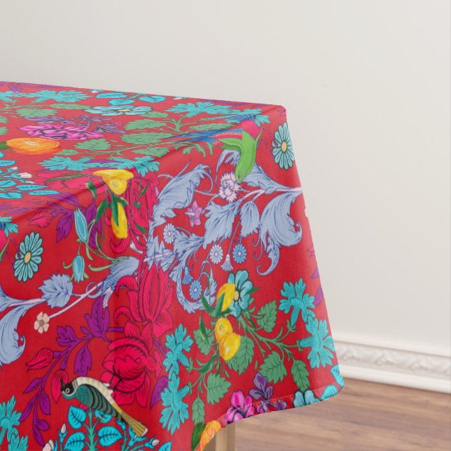 Nappe Fleurs, Art nouveau, style William Morris (In Situ)