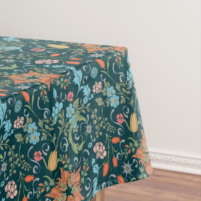 Nappe Fleurs, Art nouveau, style William Morris (In Situ)