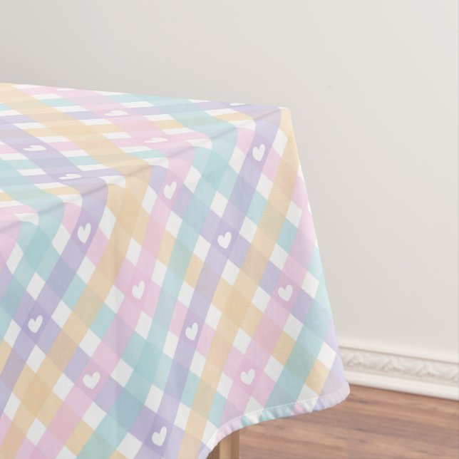 Nappe Fleurs bleues et beiges (In Situ)