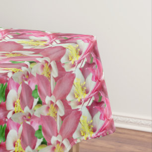 Nappe Fleurs de colonne élégant rectangle floral