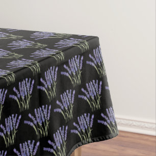Nappe Fleurs de lavande rustique violet floral Botanique