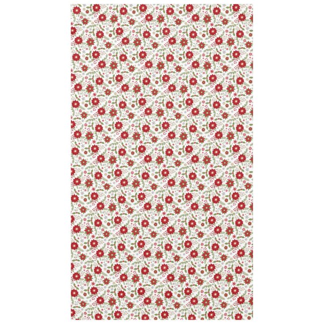 Nappe fleurs de Noël rustiques modernes (Devant)