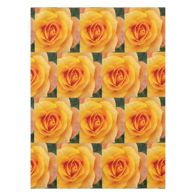 Nappe fleurs de rose jaune (Devant)