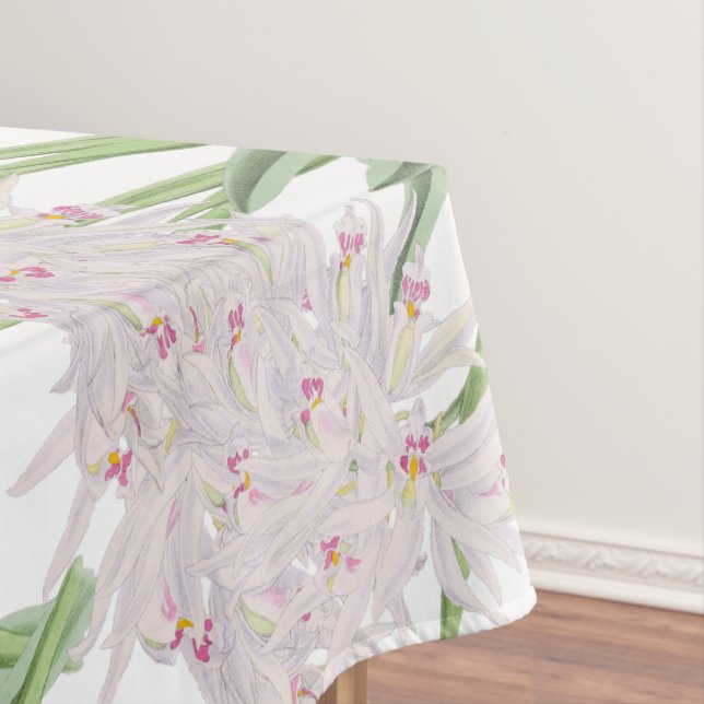Nappe Fleurs Élégantes Lys Rose Pâle (In Situ)