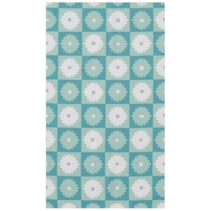 Nappe Fleurs géométriques modernes du milieu du siècle N