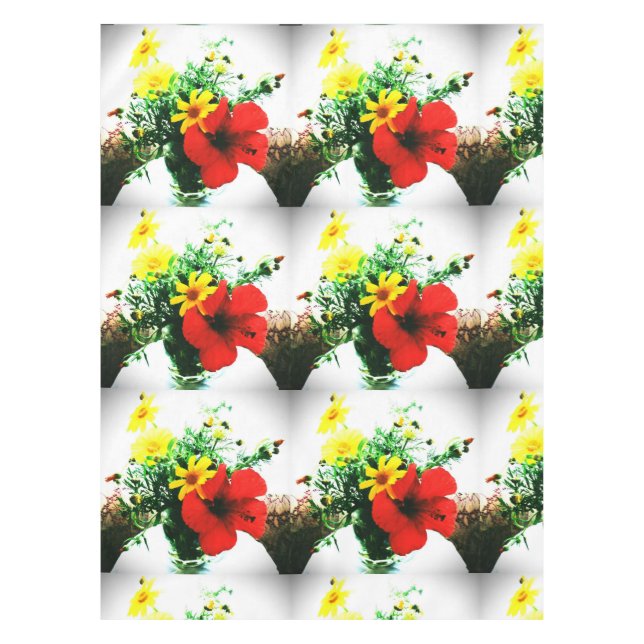 Nappe fleurs impressionnistes design (Devant)
