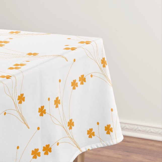 Nappe Fleurs Jaunes D'Or, Petite Impression Florale (In Situ)
