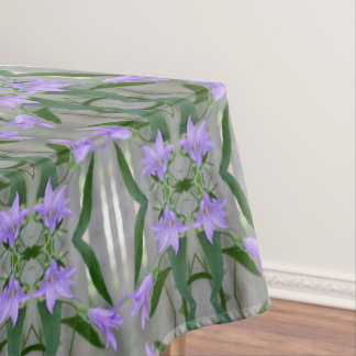 Nappe Fleurs Lys violettes délicates Art Abstrait