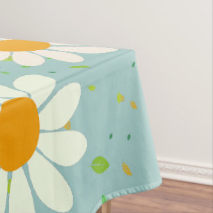 Nappe Fleurs marguerites Motif floral Fille pastel arc-e