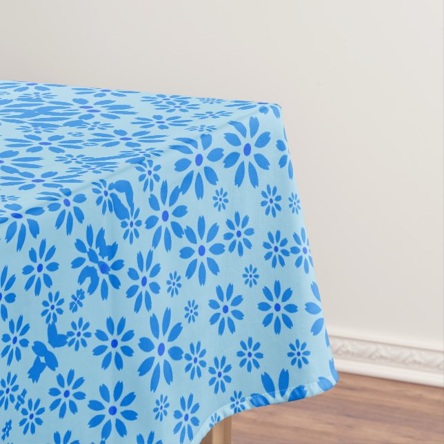Nappe Fleurs minuscules Motif.Bleu 02.b LBlue BG (In Situ)
