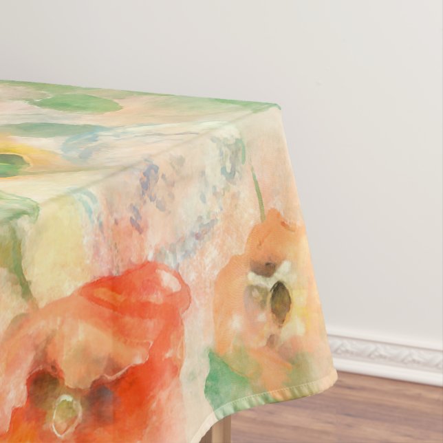 Nappe Fleurs oranges de printemps (In Situ)