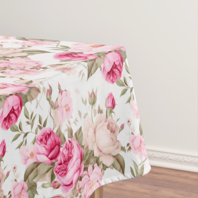 Nappe Fleurs, roses vintages, roses roses roses (In Situ)