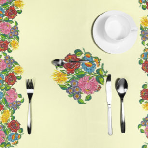 Nappe Fleurs rustiques hongroises