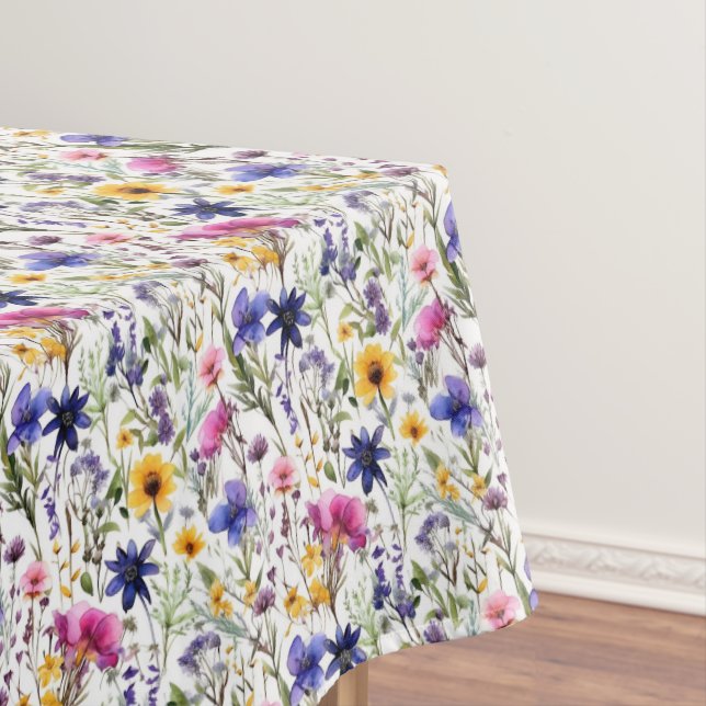Nappe Fleurs sauvages Floral Rose Violet (In Situ)