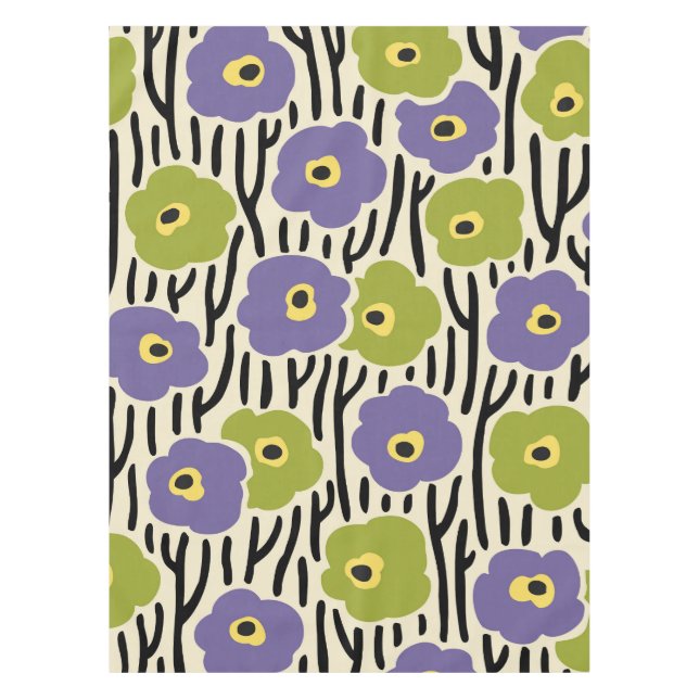 Nappe Fleurs sauvages Motif (Devant)