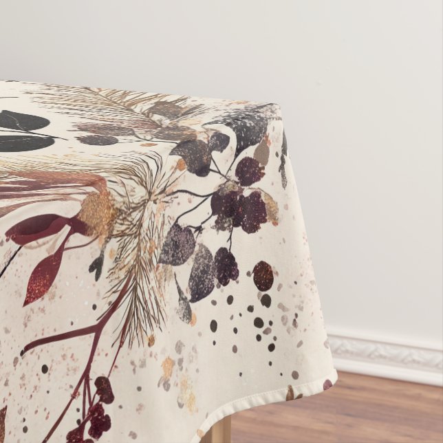 Nappe Fleurs séchées à l'aquarelle fleurie (In Situ)