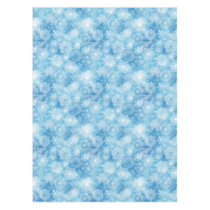 Nappe Flocon de neige bleu