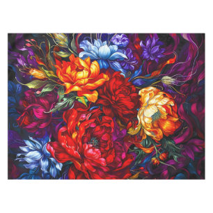 Nappe Floral à fleurs Abstraites vintages