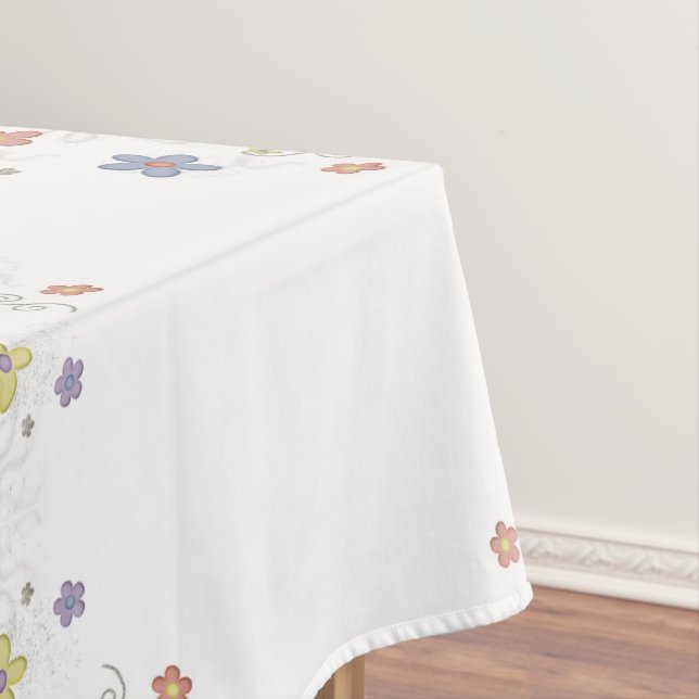 Nappe Floral Blanc (In Situ)