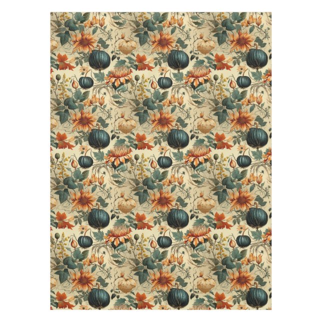 Nappe Floral Thanksgiving Motif Vintage (6) (Devant)