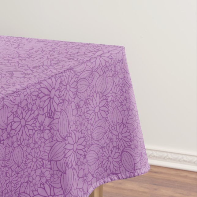 Nappe Floral violet brillant (In Situ)