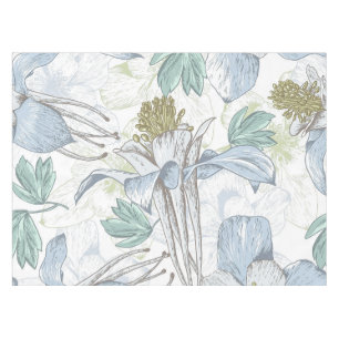 Nappe florale vintage élégante de l'arrière - p