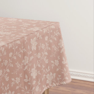 Nappe Florales de crème vintage - Élégant romantique