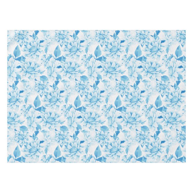 Nappe Flore bleu doux (Devant (Horizontal))