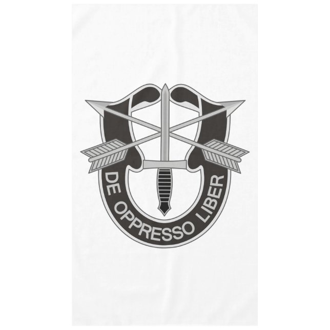 Nappe Forces spéciales SF De Oppresso Liber (Devant)