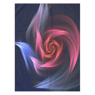 Nappe Forme De Vortex Abstrait Rouge Et Bleu
