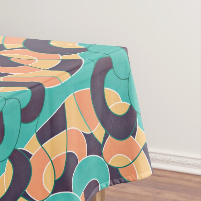 Nappe Formes abstraites colorées motif (In Situ)