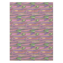 formes abstraites rose et verte