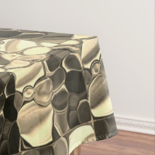 Nappe Formes arrondies en bronze, or clair brillant ?