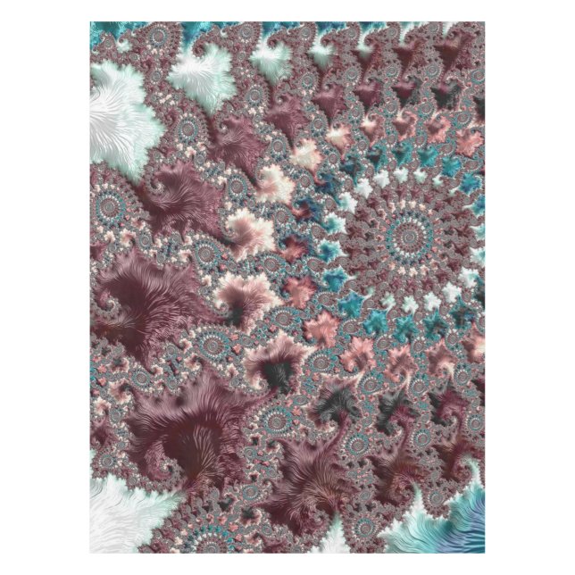 Nappe Fractale spirale Super rétro (Devant)
