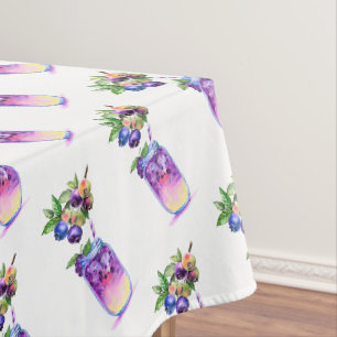 Nappe fraîche à boire aux bleuets