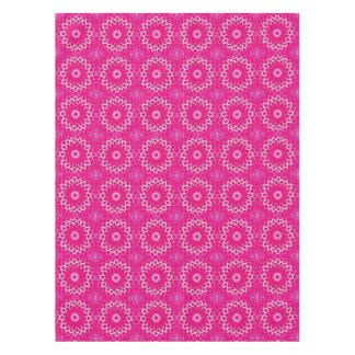 Nappe Framboise et Flore blanche