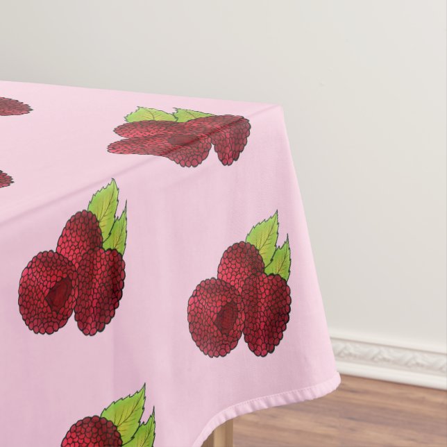 Nappe Framboises rouges framboises mûres Imprimer (In Situ)