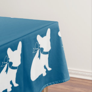 Nappe Français Baby shower Bulldog Français Frenchie Blu