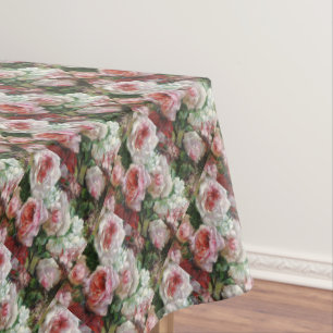Nappe Frans Verhas Bouquet Vintage Rose