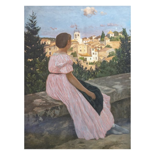 Nappe Frederic Bazille - La robe rose (Devant)