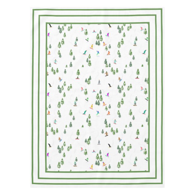 Nappe Freeride Snowboarder Illustration de snowboard (Devant)