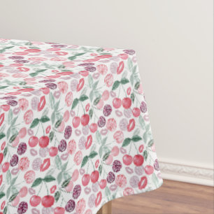 Nappe Fruit de cerise rouge élégant