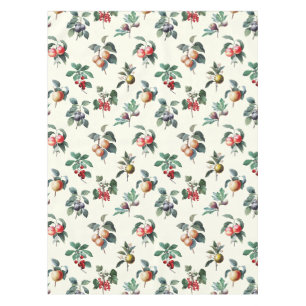 Nappe Fruit Vintage de la botanique douce et colorée sur